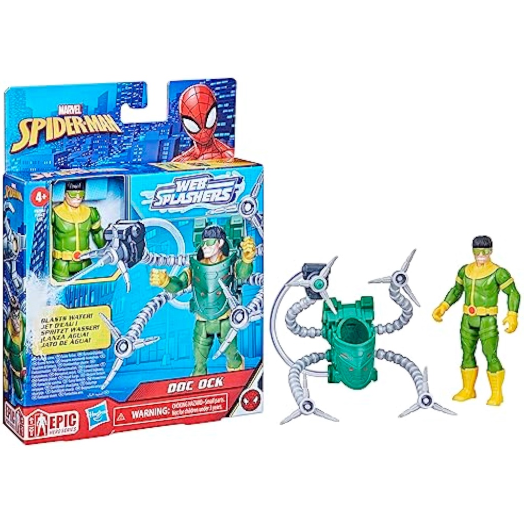 MARVEL Epic Hero Series Web Splashers Doctor Octopus 4 inch (10cm ...