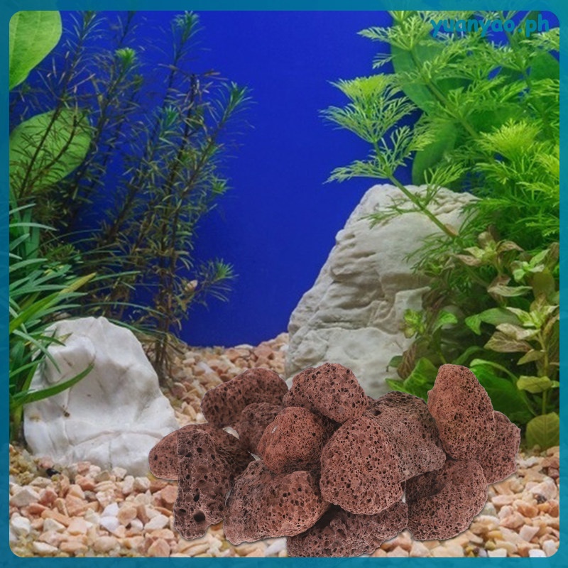 Fish Tank Comb Breeding Cave Acrylic Aquarium Filter Stone Rocks