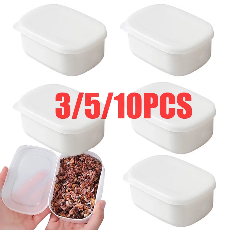 3/5/10Pcs Refrigerator Freezable Grain Rice Sub Packaging Boxes ...
