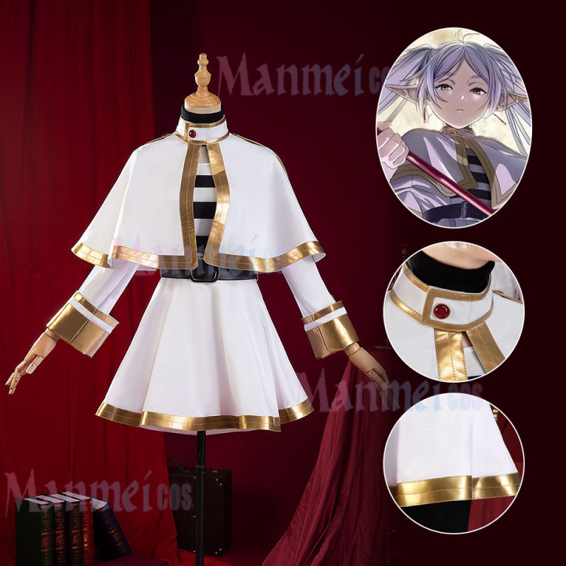 Manmei Anime FRIEREN AT THE FUNERAL Cosplay Costume Cute Loli FRIEREN ...