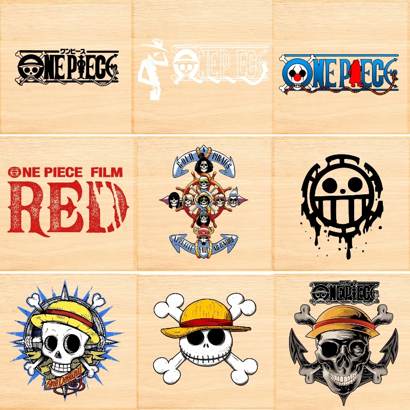 New ONE PIECE Ironing Heat Transfer Clothing Sticker Washable DIY ...