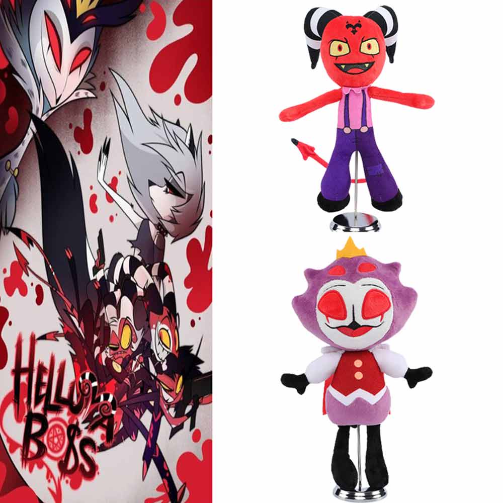 Helluva Boss The Circus Stolas & Blitzo Plush Anime Stuffed Animals ...