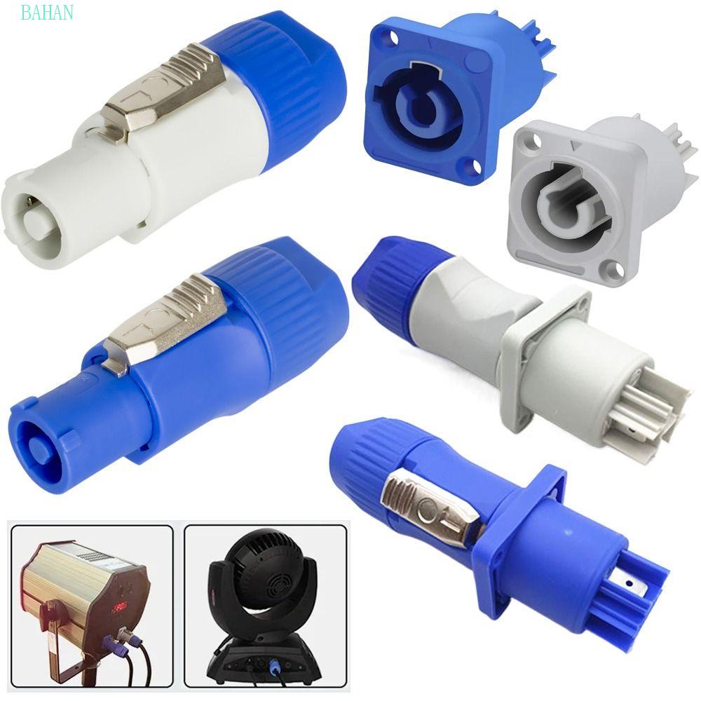 BAHAN Powercon Connector, 20A 250V NAC3FCA NAC3FCB AC Male Plug, 20A ...