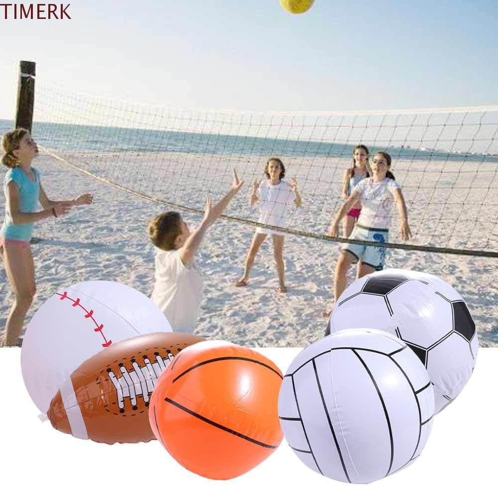 TIMERK Inflatable Football, Rugby Basketball Inflatable Baseball, Water ...