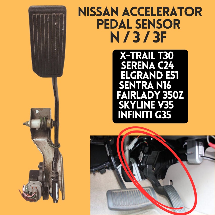 NISSAN Accelerator Pedal Sensor For XTrail T30 Serena C24 Elgrand E51