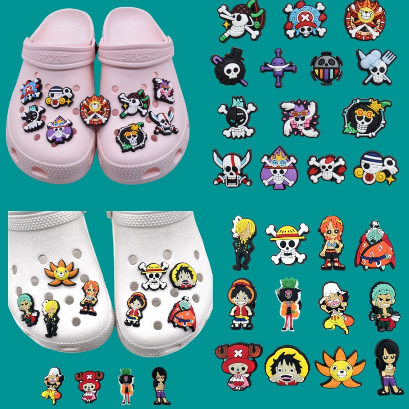 Jibbitz for Crocs New One Piece Japanese Anime Series Crocs Accessories ...