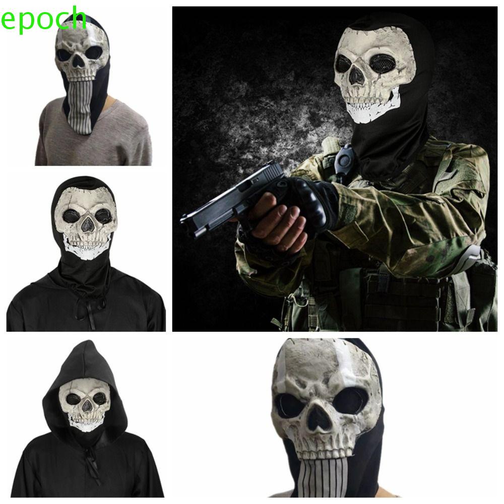 EPOCH Ghost Skeleton Mask, Full Face Halloween Horror Ghost Skull Mask ...