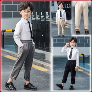 Kids Boys Suit Formal Attire Plaid Blazer Pants Suits Set Gentleman Outfit  Toddler Navy Blue Gray Dresswear