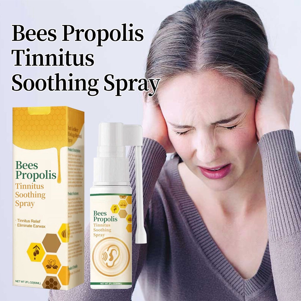 Bees Propolis Tinnitus Spray Anti Tinnitus Earwax Removal Spray
