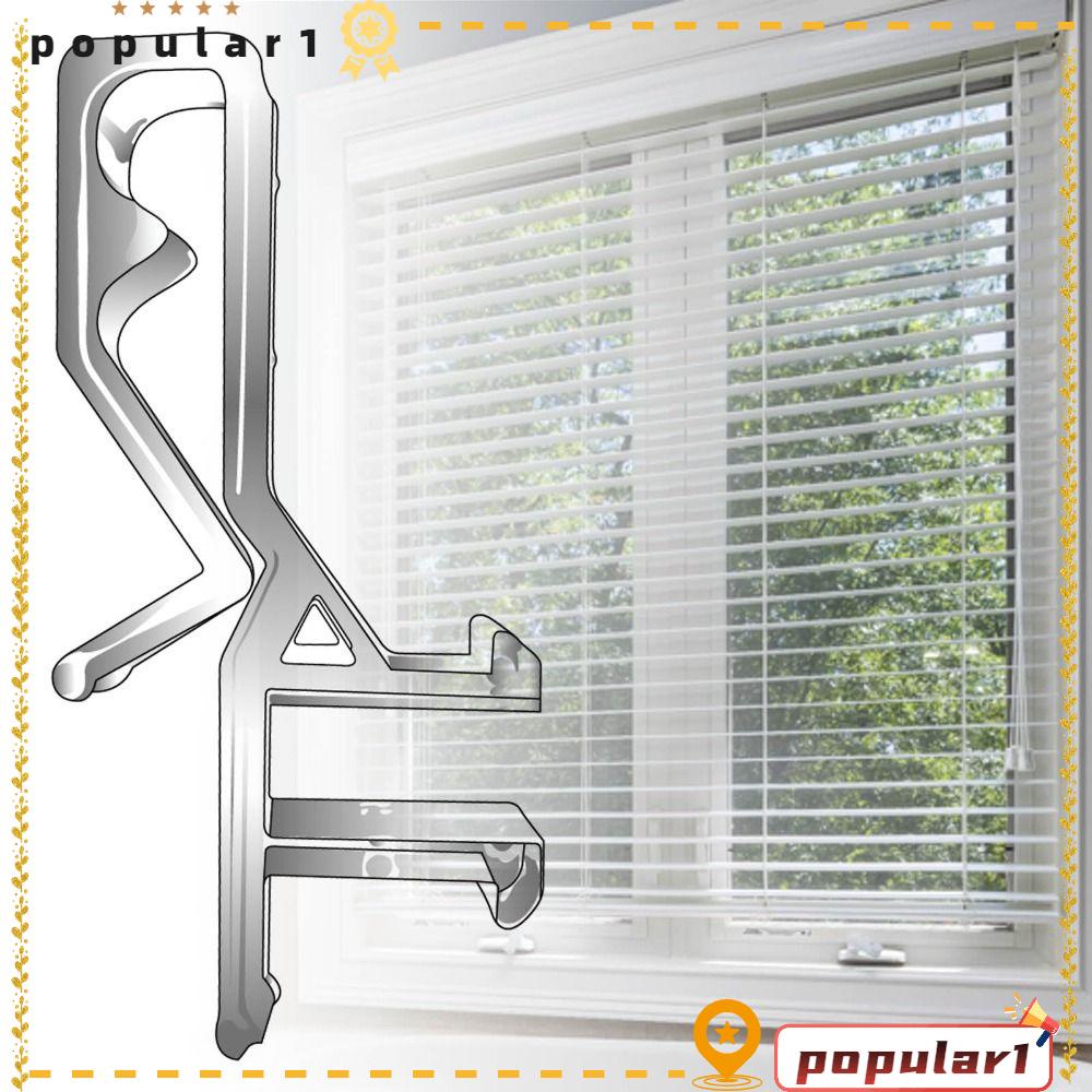 POPULAR 10pcs Valance Clips, Plastic Horizontal Blind Clips