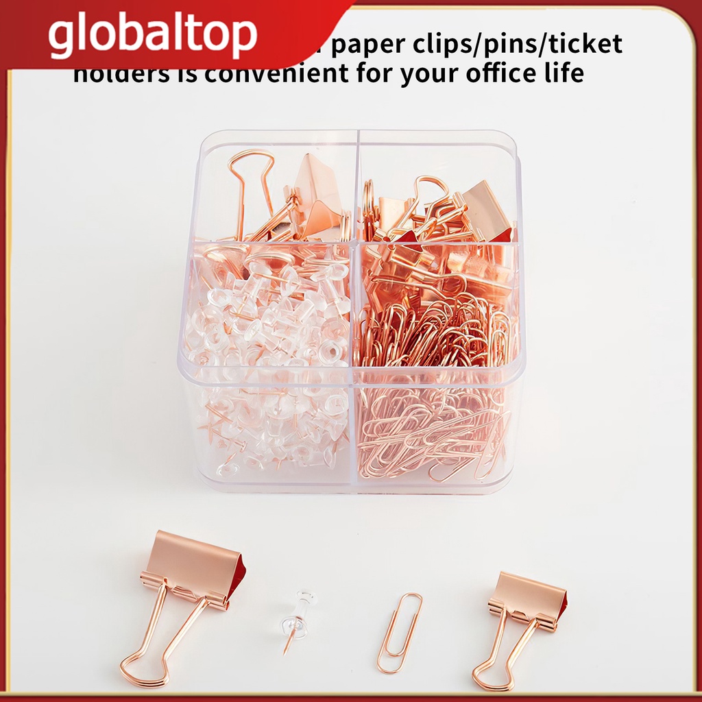 Push Pins Documents Paper Clips Data Pin Folders Push Kit Supplies Clip ...