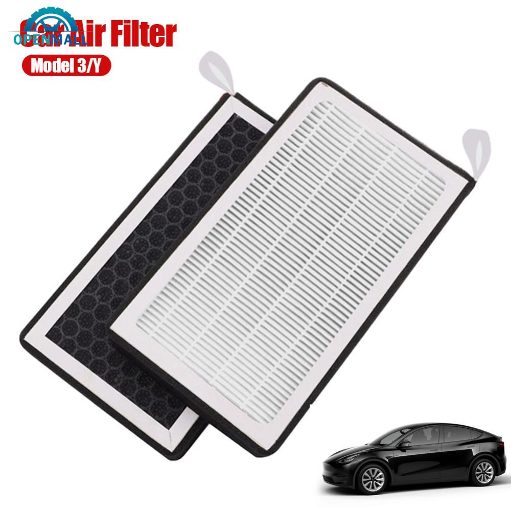 OPENMALL 2Pcs HEPA Activated Carbon Car Air Filter Air Conditioner