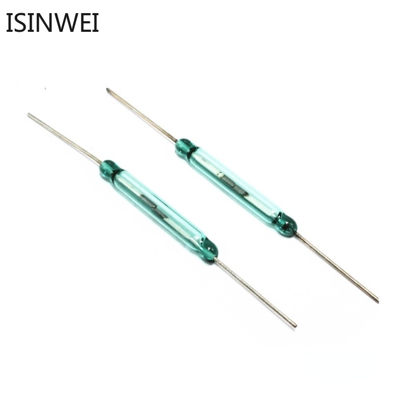 5pcs/10pcs 4x28MM Reed Switch Sensor Normally Open DIY Magnetic Reed ...