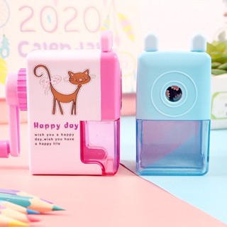 【hot Sale】 Cartoon Pencil Sharpener Hand Crank Manual Mechanical Pencil 