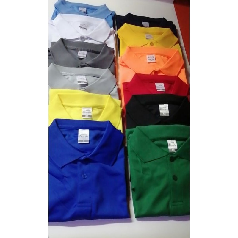 ♞drifit Simple Polo Shirt White Color | Shopee Philippines