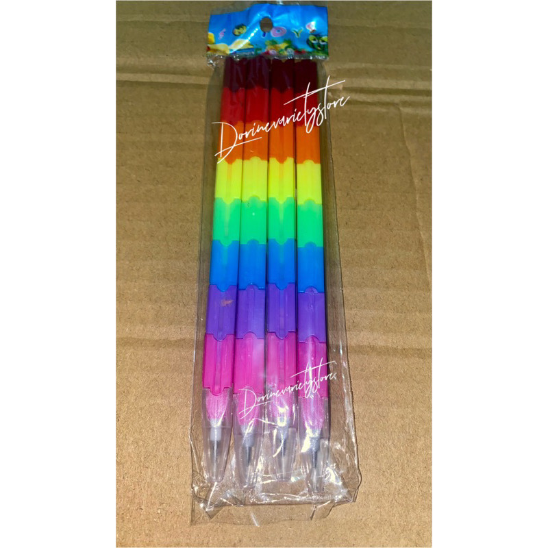 Magic Pencil 4 in 1, 4pcs/pack Stacker Block Pencil | Shopee Philippines