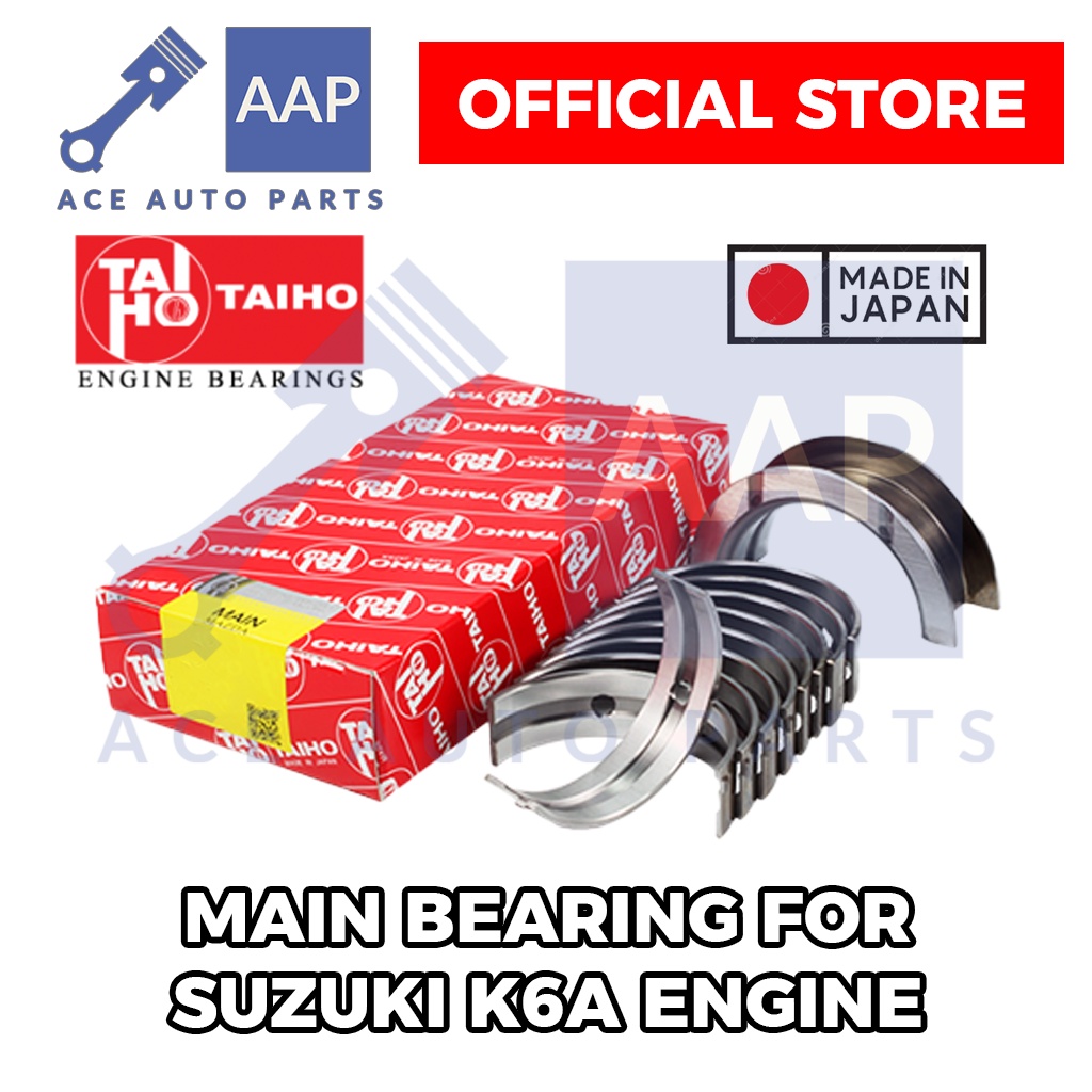 Taiho Main Bearing for Suzuki Multicab/Transformer K6A Engine Shopee