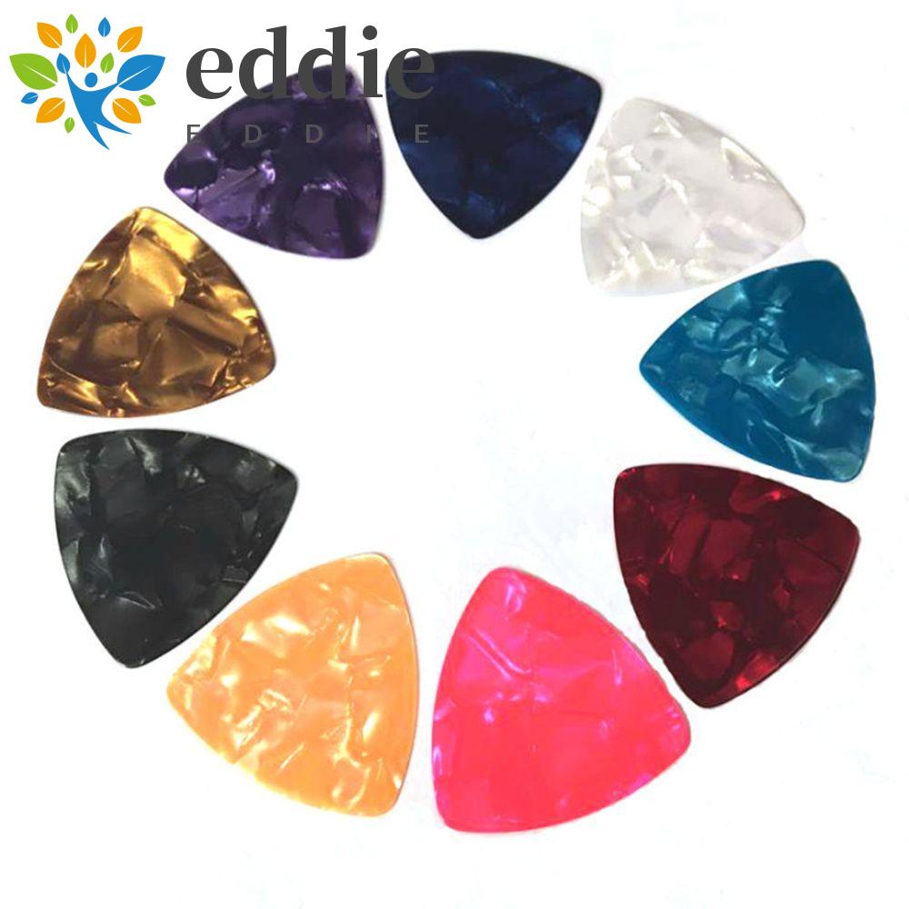 Eddie1 10pcs Bass Guitar Picks Ukulele Electric Guitar Parts Guitar Plectrum Guitar Celluloid 1398