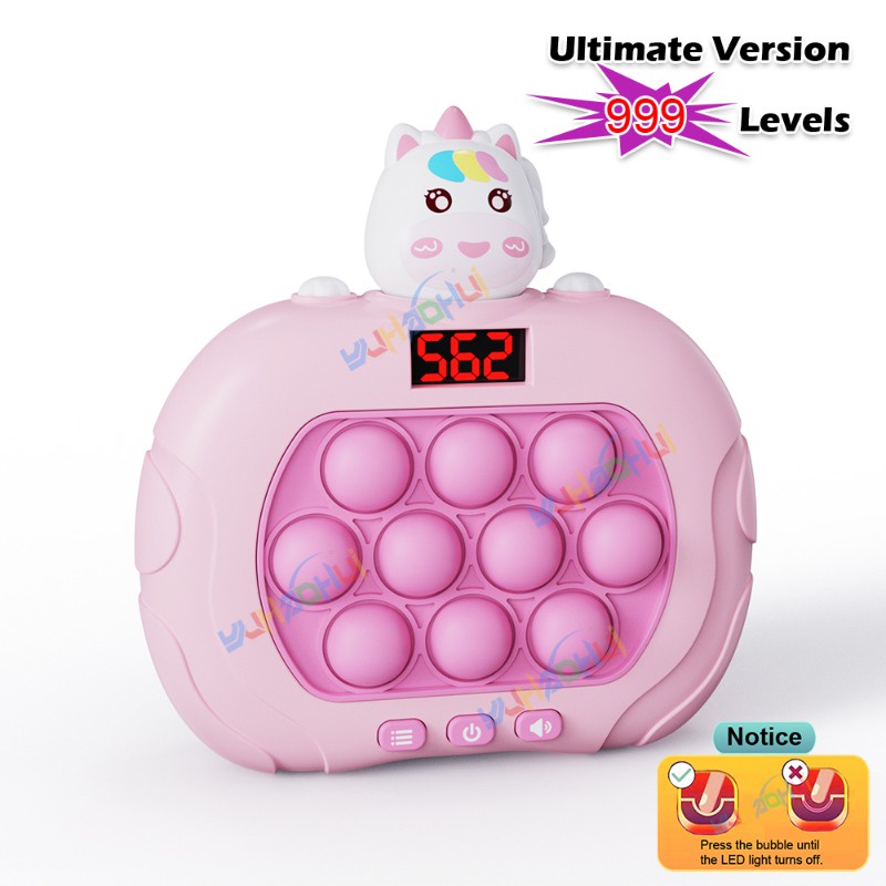 Ultimate Version 999 Levels Pop Light Quick Push Game Console with LED ...