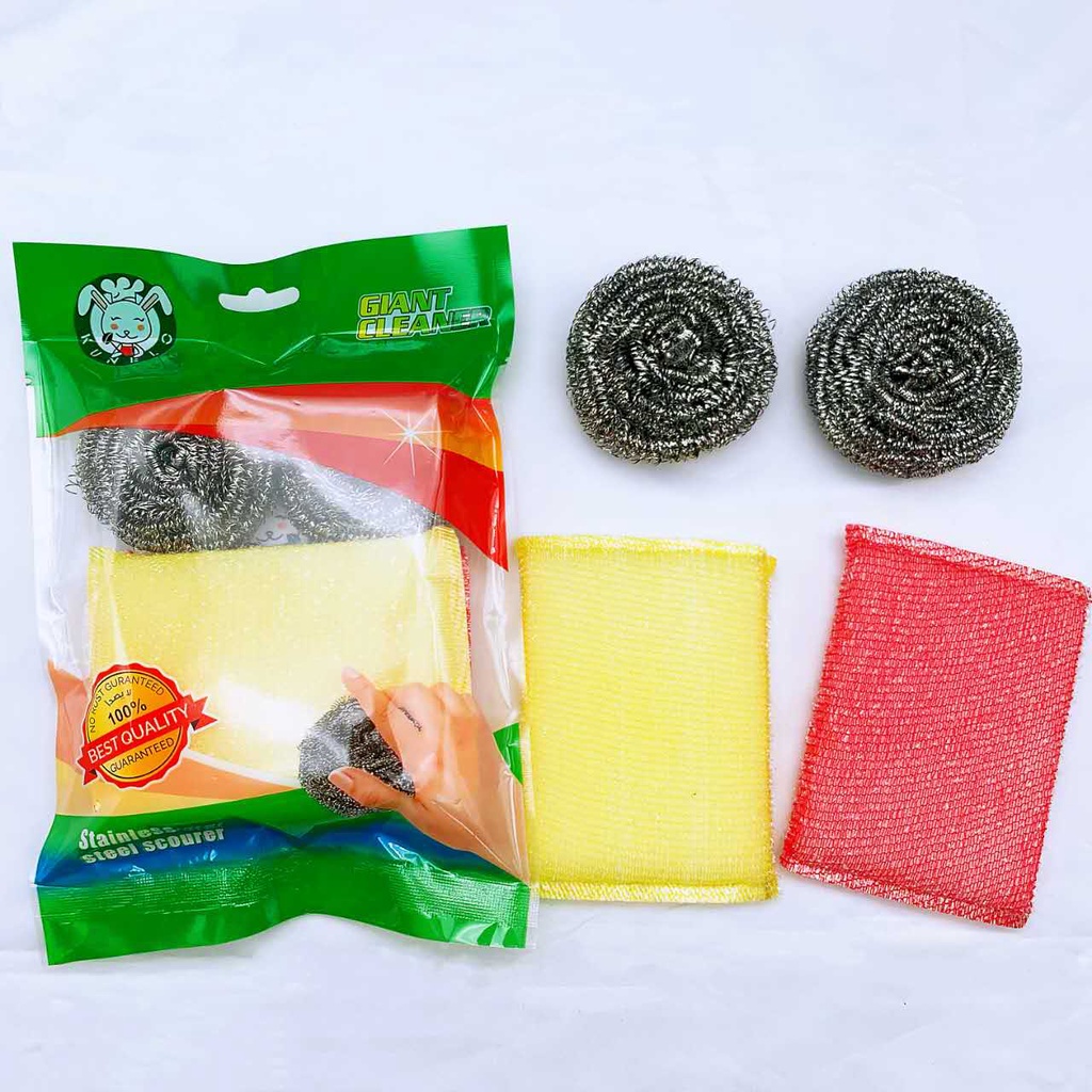 stainless cleaning steel wool Scouring Pad&steel wool set Shopee Philippines