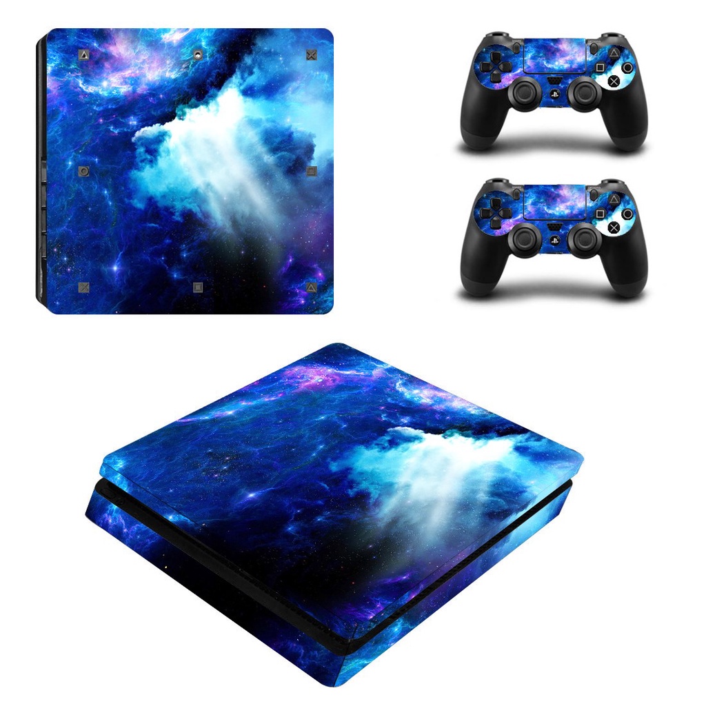 Sticker Skin Set For PS4 Slim Skin Cover Protector Vinyl Sticker For ...