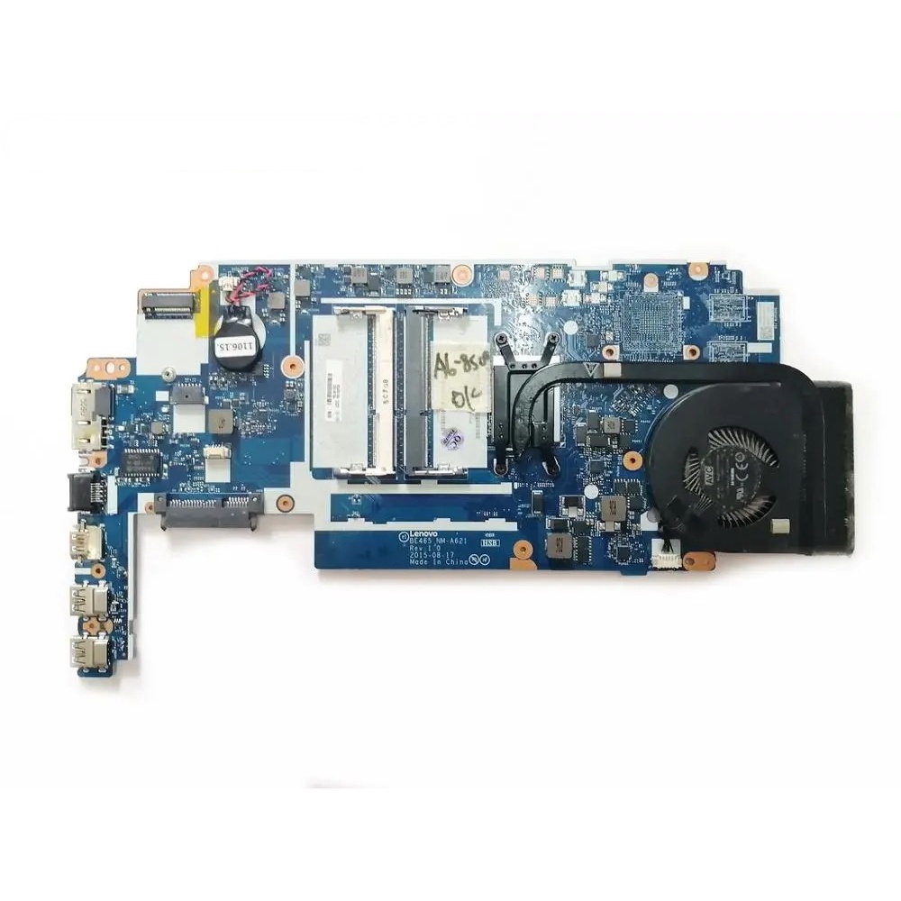 For Lenovo ThinkPad E465 Laotop Mainboard BE465 NM-A621 A6-8500P A8 ...