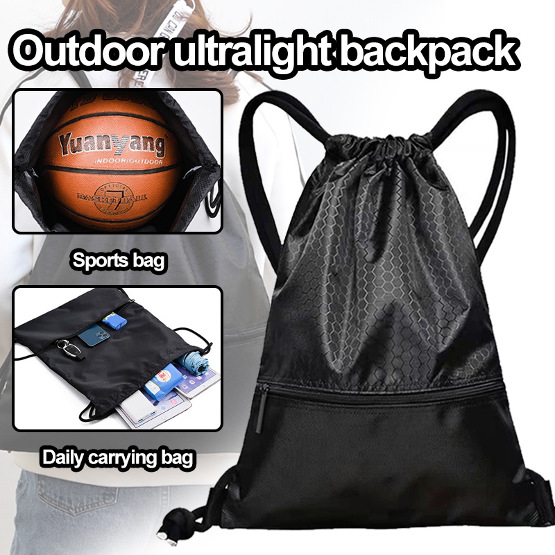 String Bag Drawstring bag Backpack Football Basketball Bag Sports