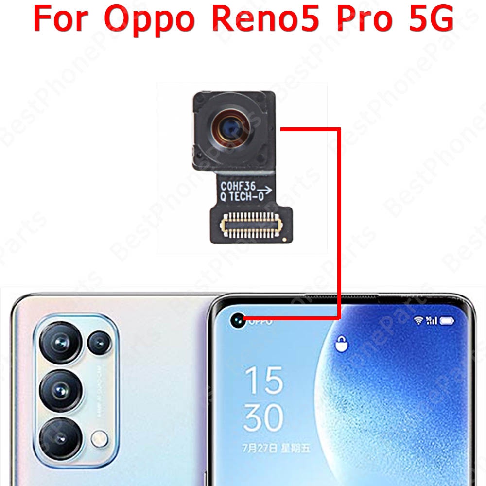 Front Back View Rear Selfie Facing Big Camera Module For OPPO Reno5 ...