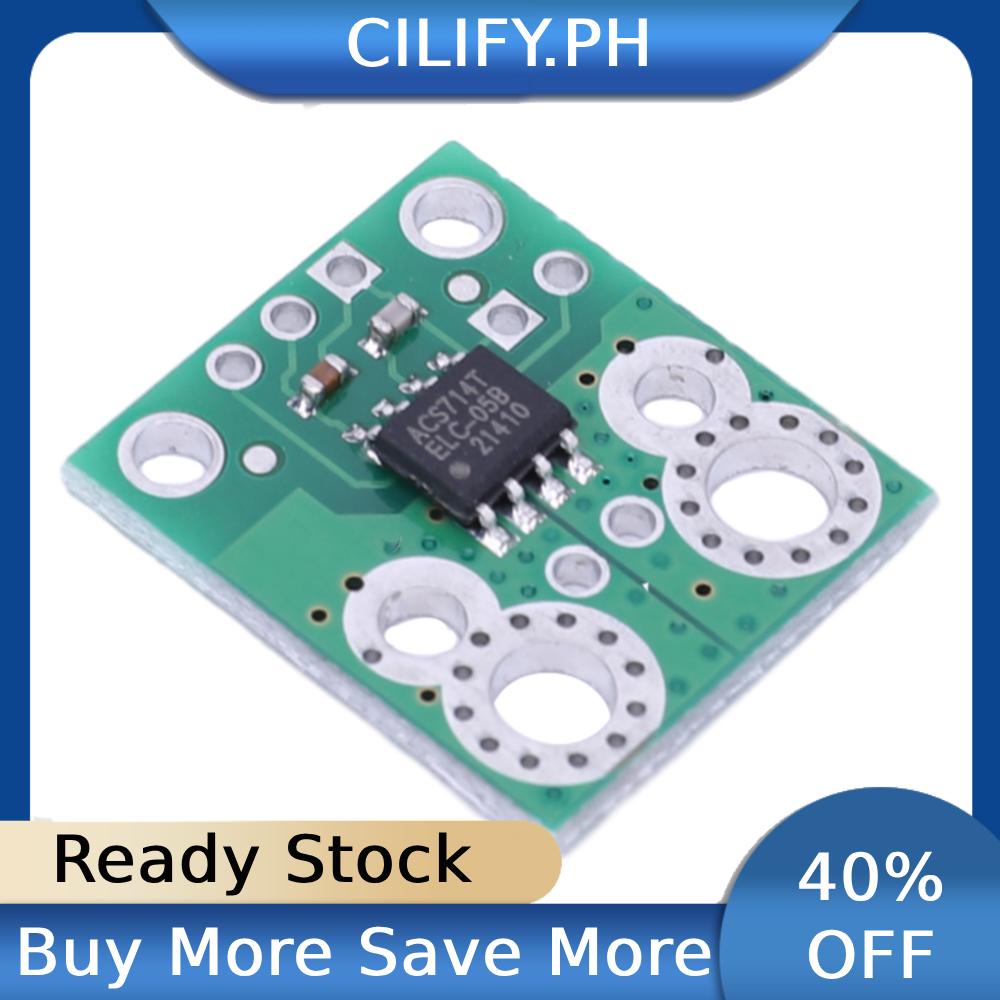 ACS714 Hall Current Sensor Carrier Module 5V 5A Resistance Capacitor for Arduino Shopee