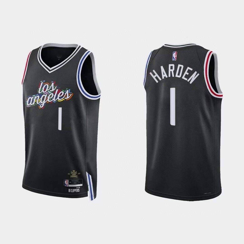 SY4 2023 2024 NBA Clippers James Harden Jersey Basketball Sports Vest Unisex Plus Size YS3