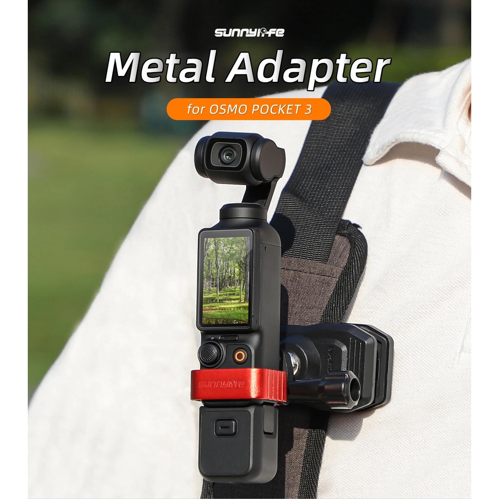 SUNNYLIFE For DJI Osmo Pocket 3 Metal Expansion Adapter Gimbal Camera Fixed Bezel Bracket For Dji Osmo Pocket 3 Accessory I.1055655939 - View #8