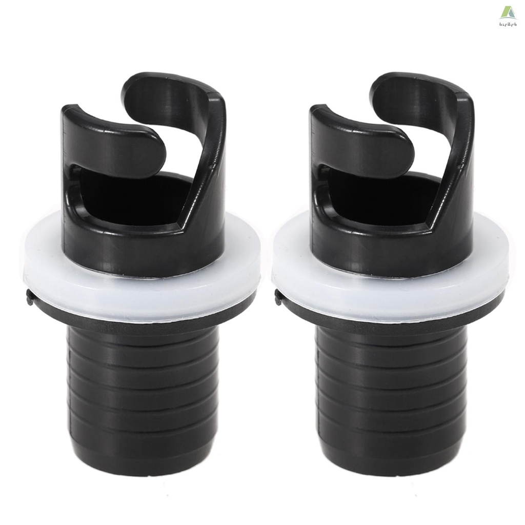 2Pcs Inflatable Boat Kayak Air Valve Adapter Inflation Air Foot Pump ...