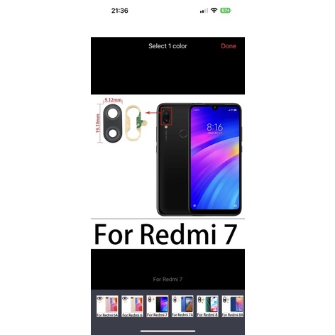 Xiaomi redmi 7 camera glass | Shopee Philippines