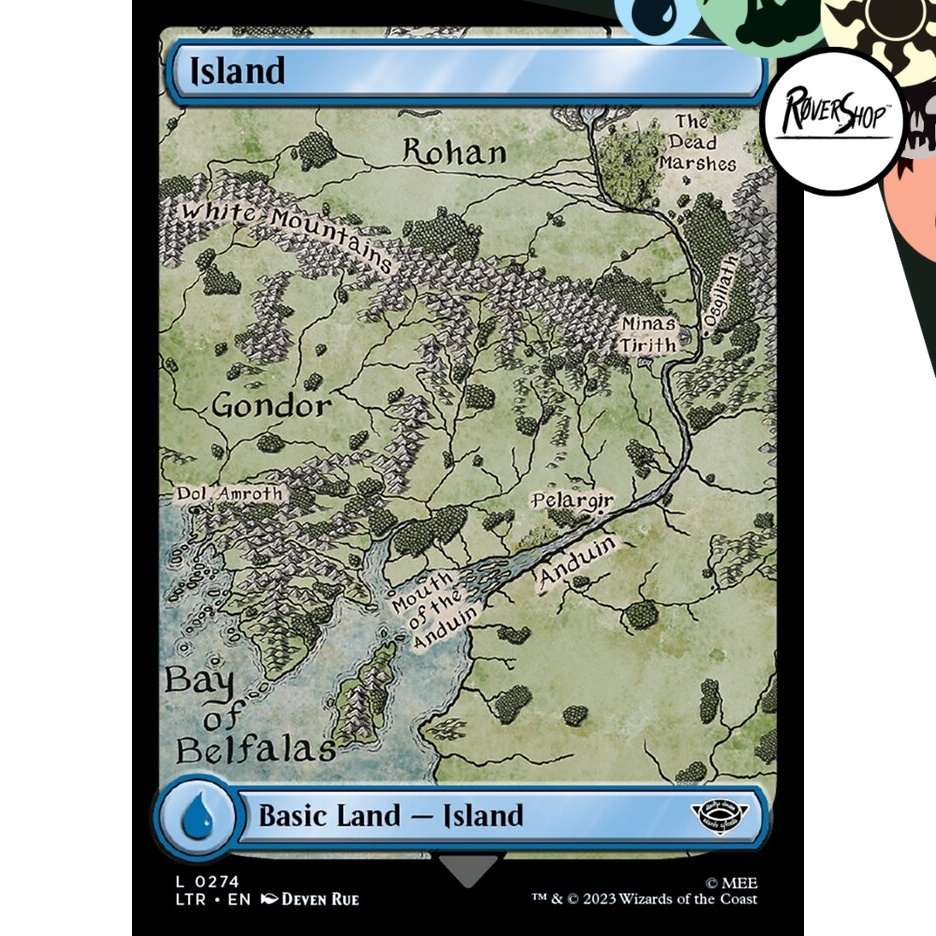 Magic The Gathering MTG Lands : All Blue Lands (Islands) (Snow ...