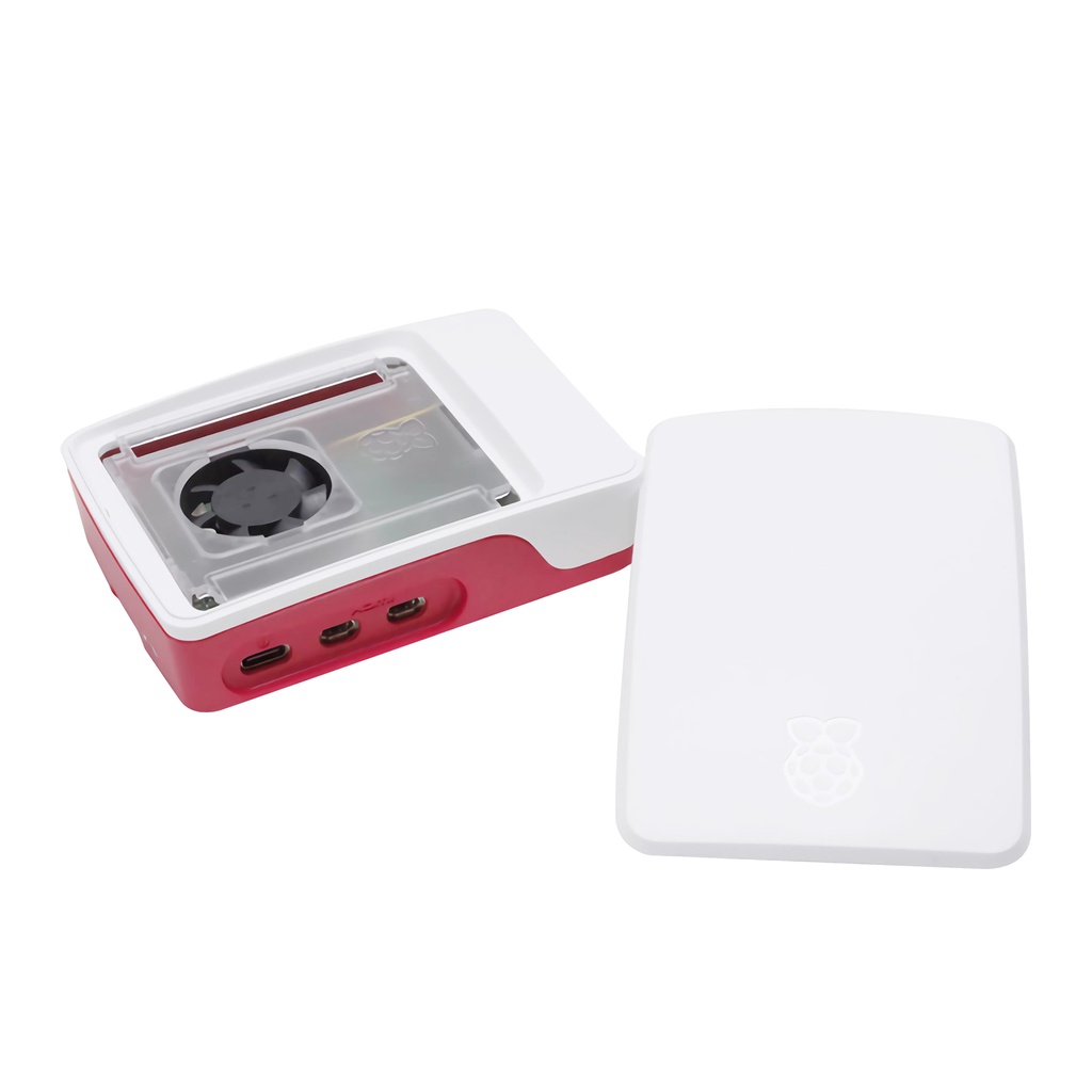 Official Raspberry Pi Case Red White ABS Plastic Protective Cover With ...