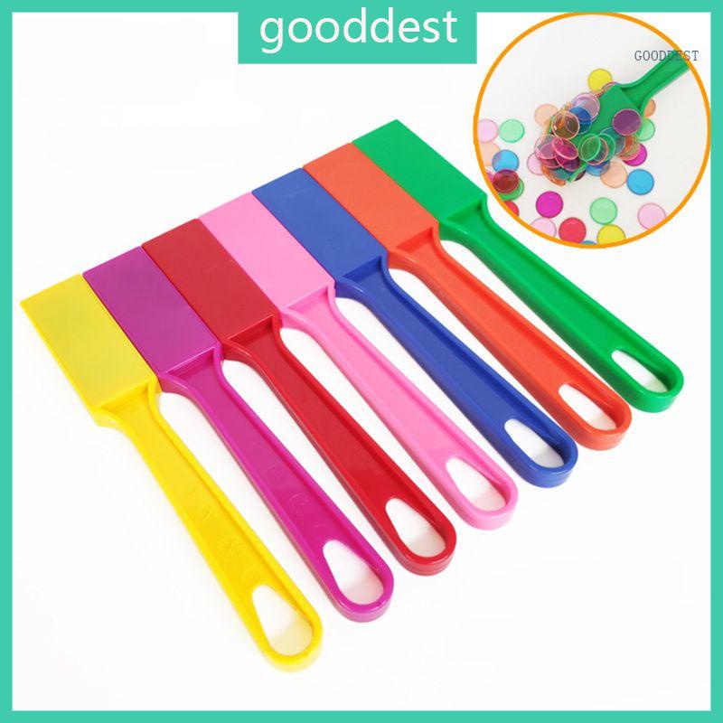 GOO Montessori Teaching Props Magnetic Stick Wand Transparent Chips ...