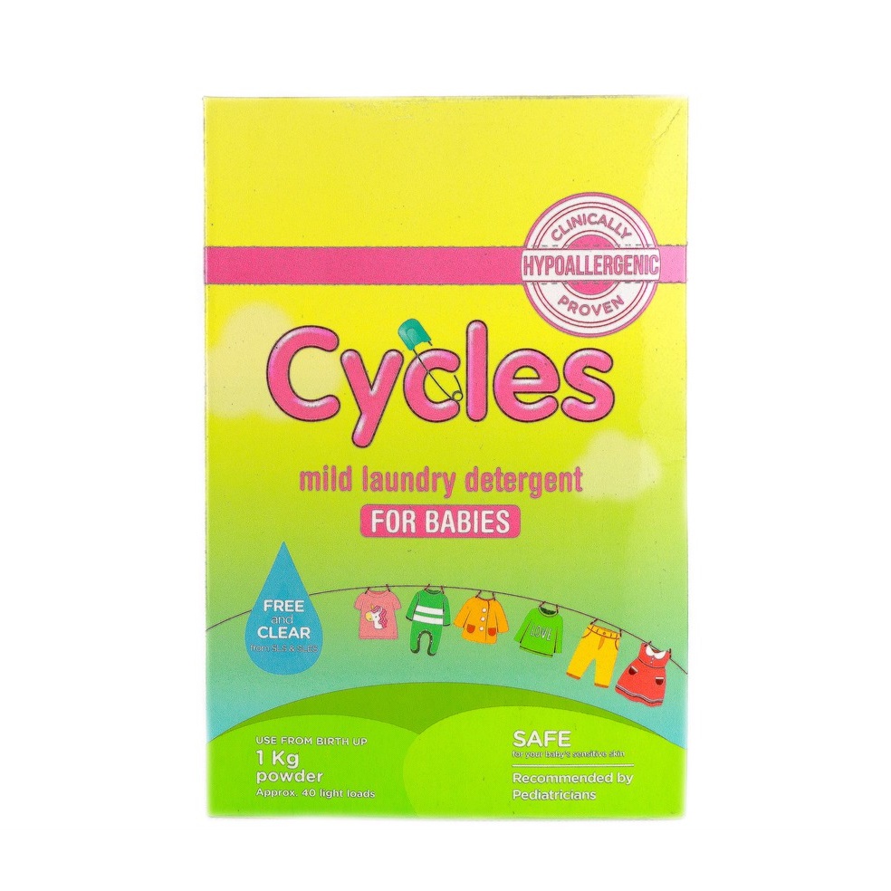 Cycles Mild Powder Detergent for Babies 1kg | Shopee Philippines