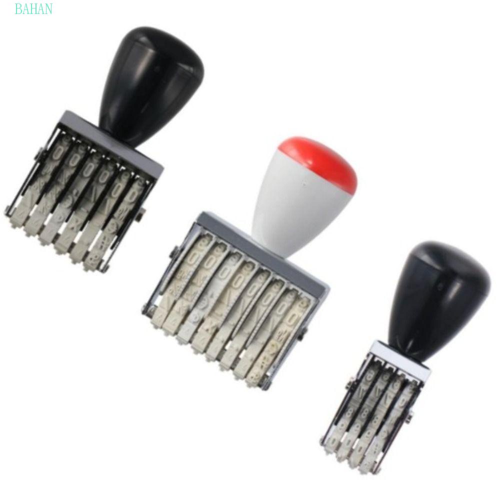 BAHAN Number Stamp, Changeable Personalized Roller Stamps, DIY 4,6 or 8