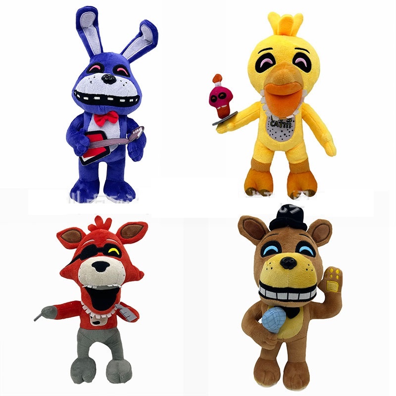 FNAF Plush Toys Five Night At Freddy Bear Bonnie Chica Baby Ballora ...