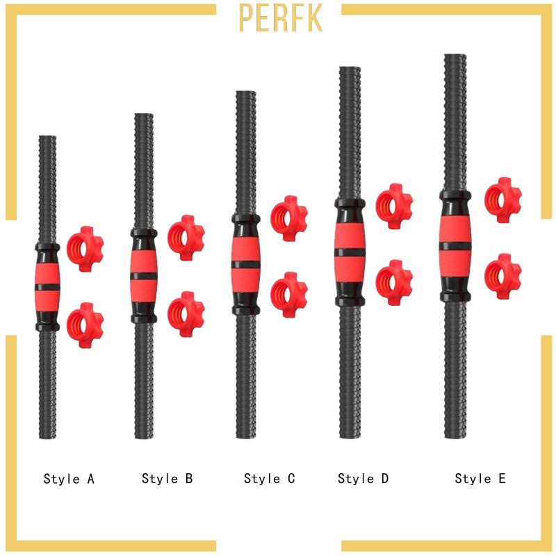 [Perfk] Dumbbells Rod Easy to Use Powerlifting Fitness Equipment