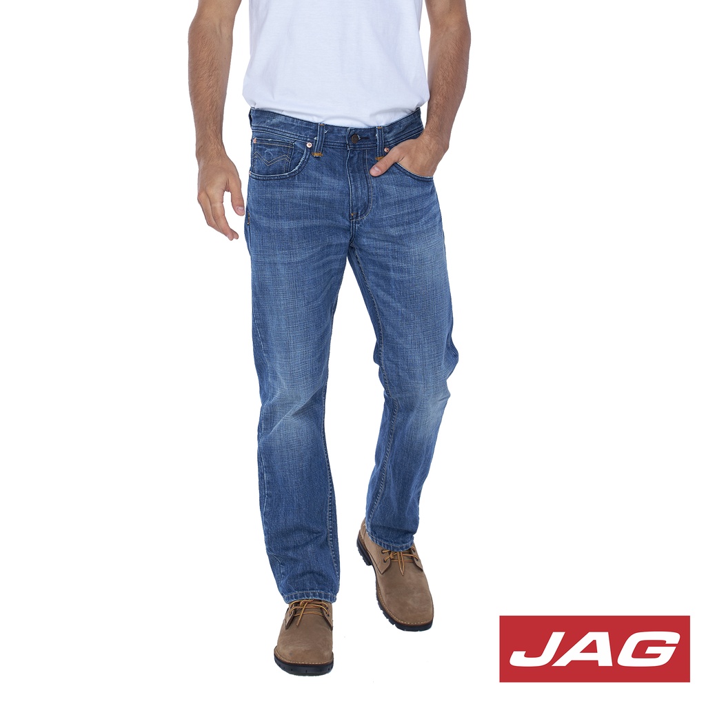 Jag Men's Slim Straight Jeans in Dark Blast | Trendy & Comfortable Slim ...