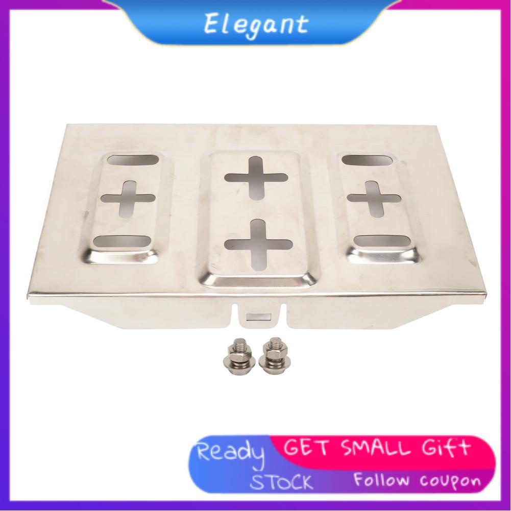 Eleganthome Universal Car Battery Tray with Stainless Steel Screw for