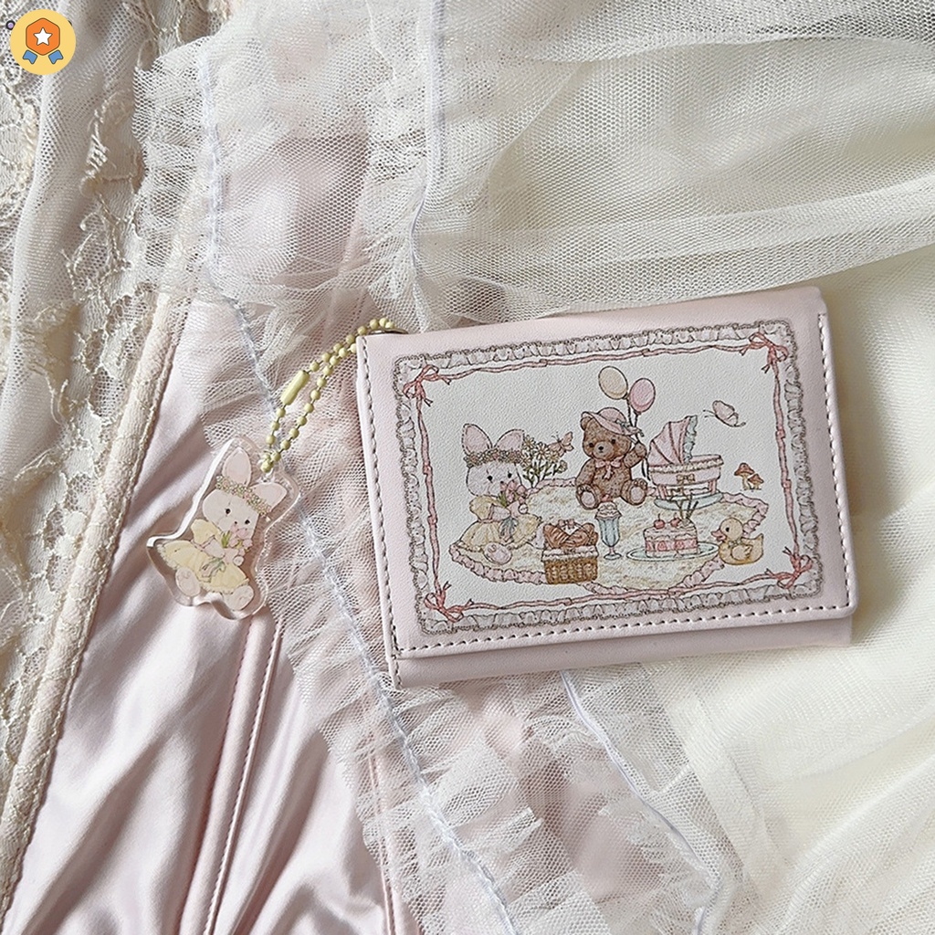 Girl's Dream Spring Picnic Series Rabbit Wallet Cute Original Design ...