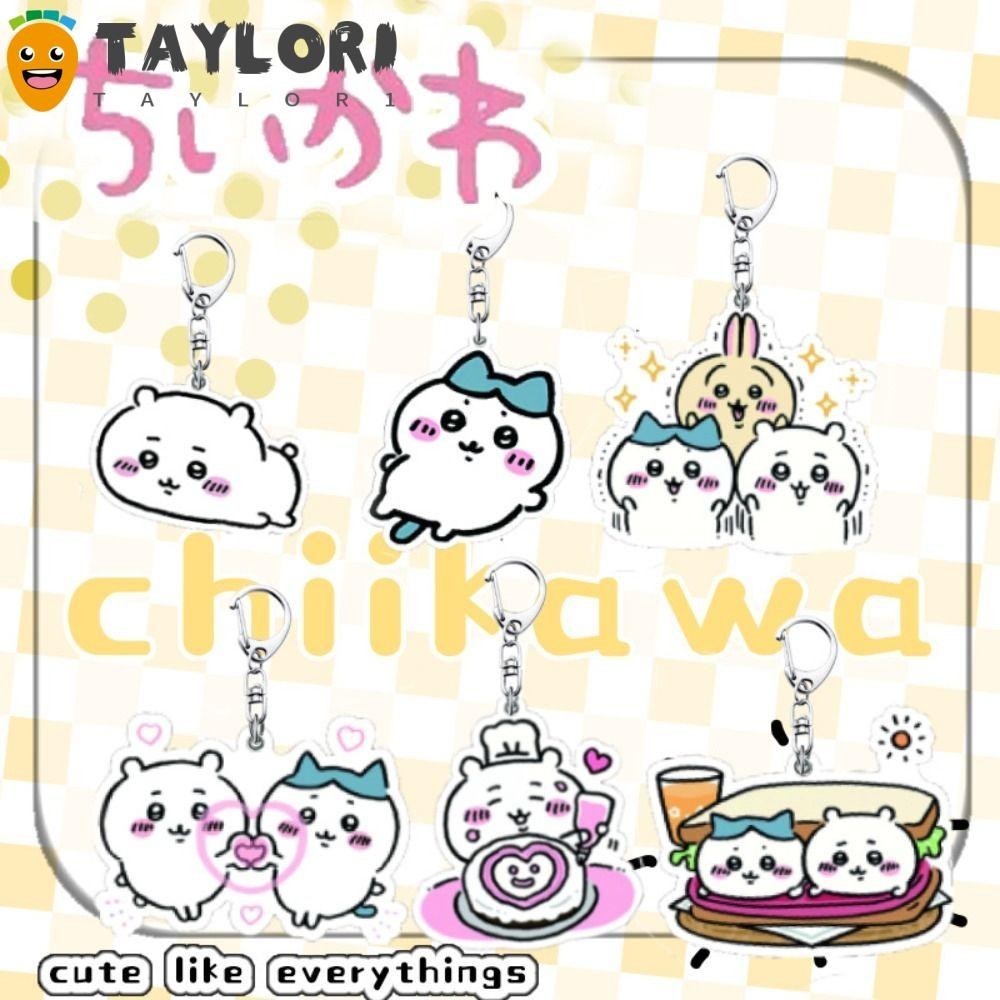 TAYLOR1 Anime Chiikawa Keychain, Momonga Rakko Chiikawa Pendant ...