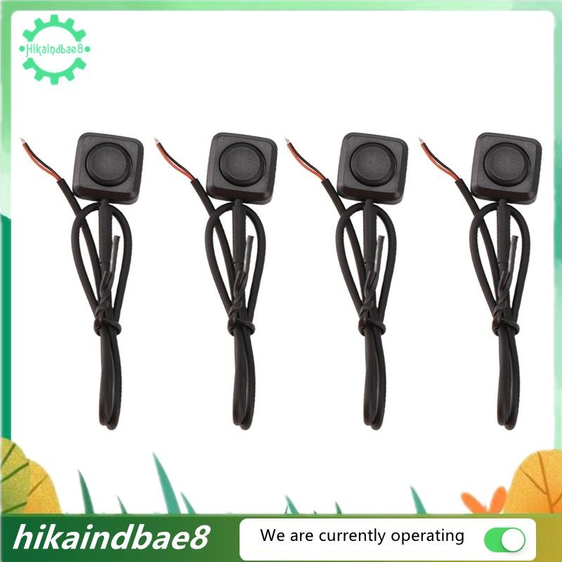 [hIkAi] 4 Piece Momentary Push Button on Off Switch Black Momentary ...