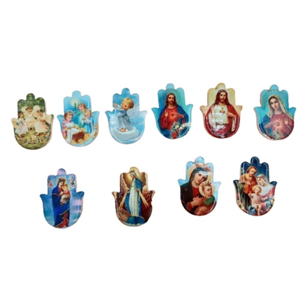 Color Unform BUY 1 TAKE 1 Ceramic Holy Hand Religious Mini Ref Magnet ...