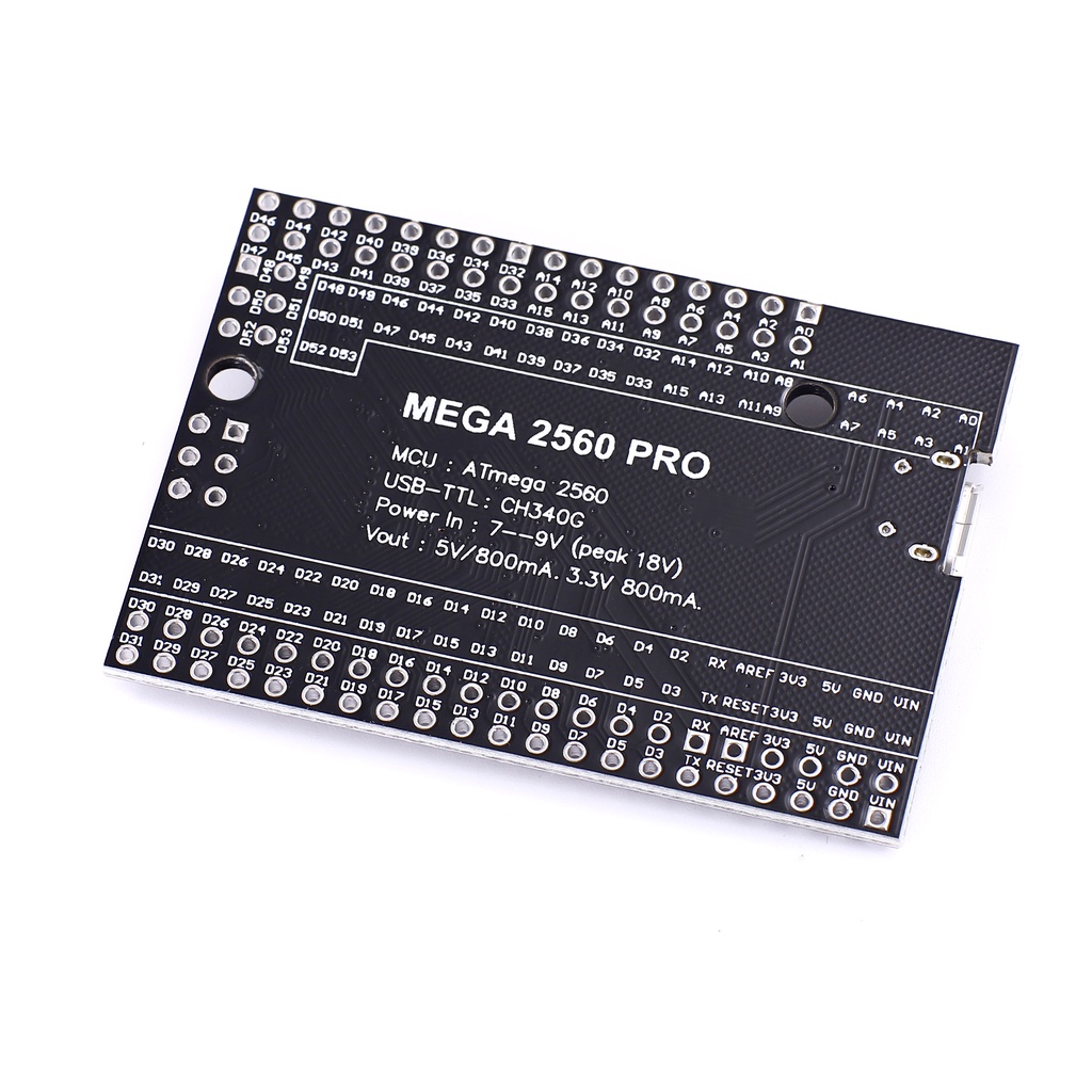 Mega2560 Mega 2560 PRO MINI 5V (Embed) CH340G ATmega2560-16AU with male ...