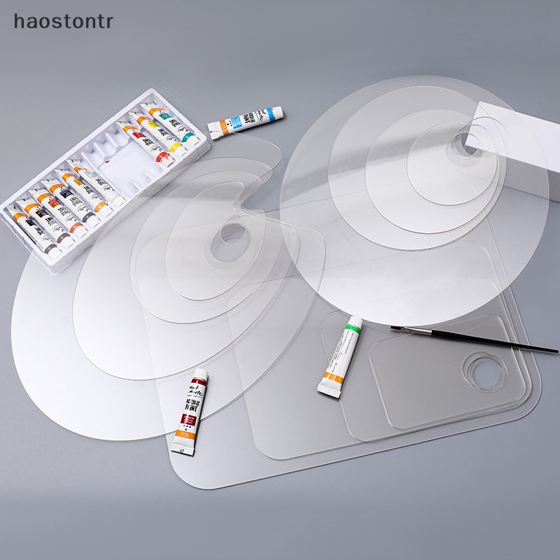 haostontr Art Toning Paper Palette Transparent Acrylic Paint Palette
