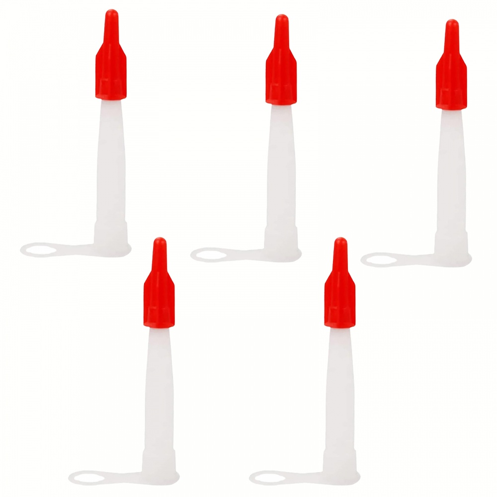 Caulking Nozzles 4.5cm/1.77in 5 Set Caulk Caulk Nozzle Cap Mastic