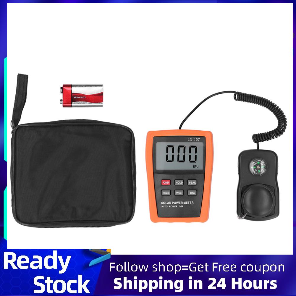 Digital Solar Tester Portable Energy Meter Fast Sampling